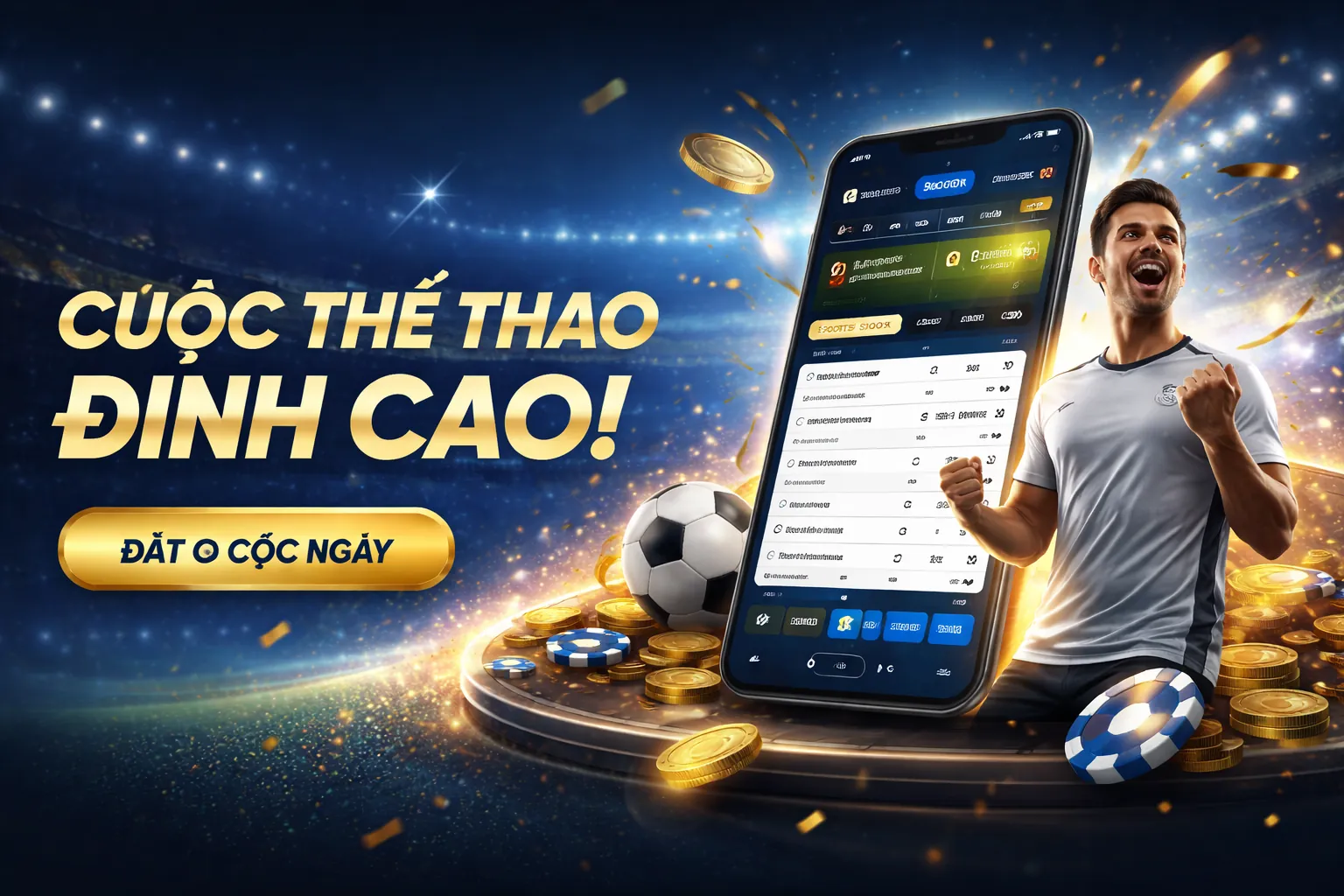 Sân vận động cá cược thể thao vipvin